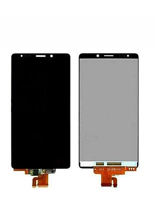 Дисплей для sony xperia t lt30i с сенсором black (dh0709)