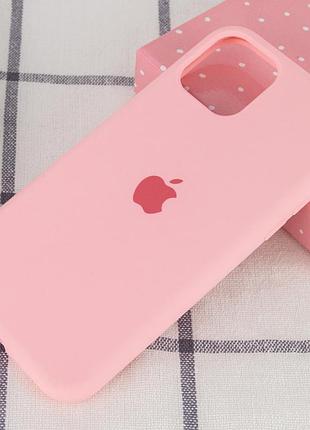 Чехол silicone case full protective (aa) для apple iphone 11 pro max (6.5") розовый / pink 2