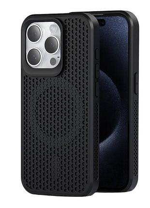Классический чехол aerocool tpu pc magsafe apple iphone 15 pro max black