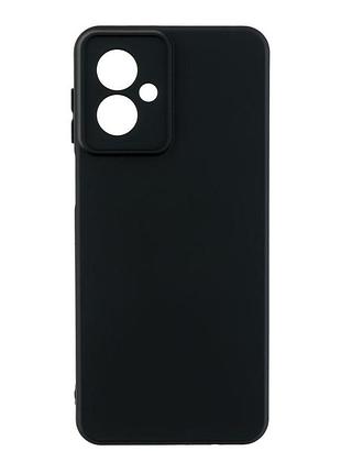 Чохол з рамкою камери silicone cover a motorola g55 black (36976_3609720)