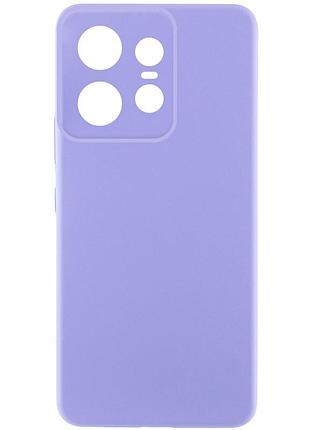 Чохол silicone cover lakshmi full camera (aaa) для motorola edge 50 pro бузковий / dasheen