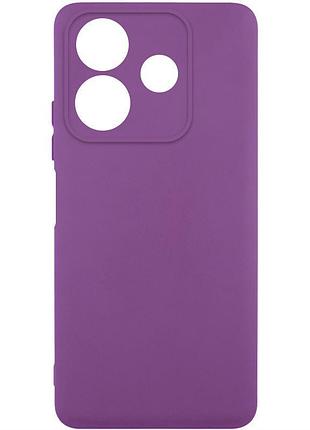 Чехол tpu getman liquid silk full camera для zte nubia v60 фиолетовый / grape