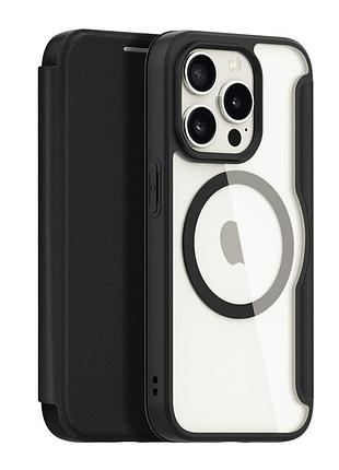 Чехол-книжка dux ducis skin x pro magsafe apple phone 15 pro max black (35097_3344943)