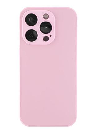 Чохол-накладка скляний матовий із захистом камери matte ag-glass apple iphone 14 pro chanel pink