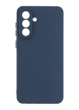 Чехол с рамкой камеры silicone cover a samsung galaxy a56 5g a566 dark blue (36975_3609711)
