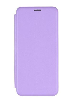 Кожаный чехол-книжка 360 hard samsung galaxy m14 5g lilac