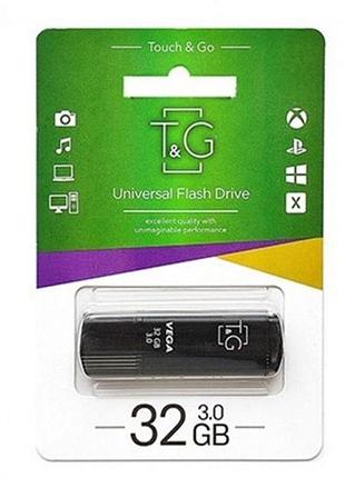 Usb-накопитель t&g flash drive 3.0 32gb vega 121 usb flash drive 3.0 32гб черный