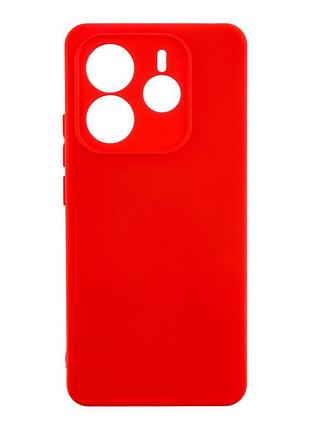Чехол с рамкой камеры silicone cover a xiaomi redmi note 14 5g red (37023_3610023)