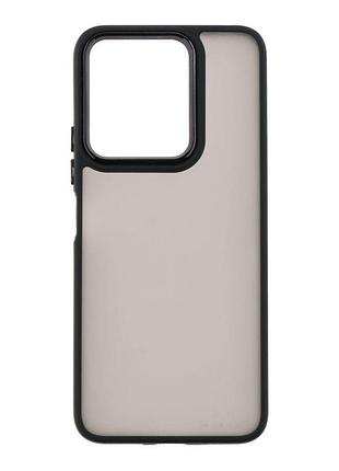 Чехол бампер space ii matte xiaomi poco x6 pro 5g black (34519_3341925)