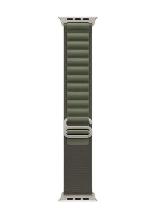 Ремінець alpine loop для apple watch 41 / apple watch 40 / apple watch 38mm green