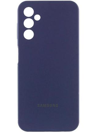 Чохол silicone cover lakshmi full camera (aa) with logo для samsung galaxy a16 4g/5g синій / midnight blue