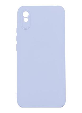 Чехол silicone cover с рамкой камеры (a) для xiaomi redmi 9a lilac