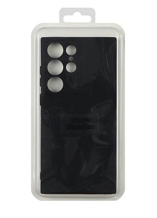 Чехол с рамкой камеры silicone cover a samsung galaxy s23 ultra red