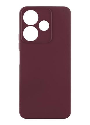 Чохол silicone cover з рамкою камери (a) для xiaomi redmi note 13 4g maroon