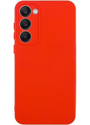 Чехол tpu getman liquid silk full camera для samsung galaxy s23 fe красный / red