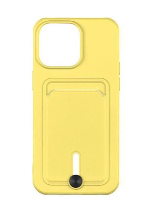 Чехол otterbox colorfull pocket card iphone 15 pro max yellow