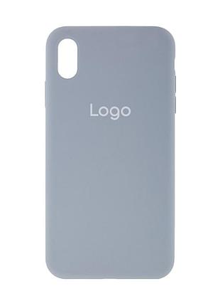 Чехол original full size для apple iphone xs max mist blue