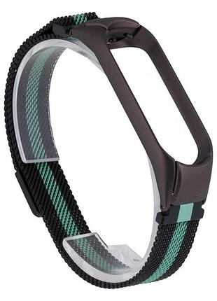 Ремешок для anchor xiaomi mi band 5 milanese loop color цвет черный