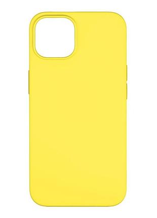 Чехол усиленной защиты magsafe silicone apple iphone 14 canary yellow