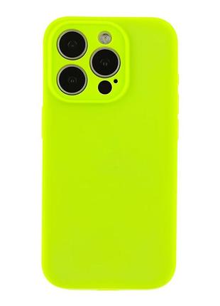 Чехол с защитой камеры silicone case full apple iphone 16 pro max shiny green (35902_3605766)