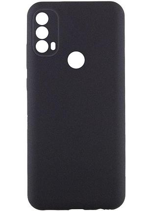 Чехол silicone cover lakshmi full camera (aaa) для motorola moto e40 черный / black