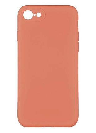 Чохол full frame camera protective для apple iphone se (2020) peach