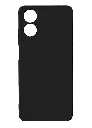 Чехол с рамкой камеры silicone cover a motorola e14 black (35807_3605225)