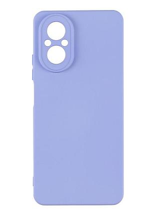 Чехол с рамкой камеры silicone cover a realme c67 lilac