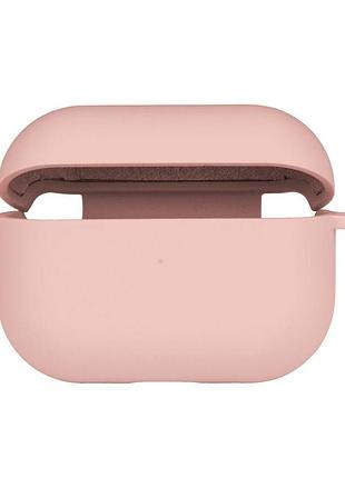 Чехол с микрофиброю silicone case airpods pro pink