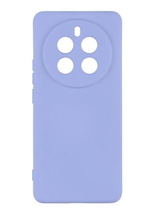 Чехол с рамкой камеры silicone cover a realme 12 pro lilac