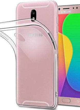 Tpu чехол epic transparent 1,5mm для samsung j730 galaxy j7 (2017) бесцветный (прозрачный)