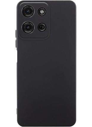 Чехол silicone cover lakshmi full camera (aa) для motorola moto g75 5g черный / black