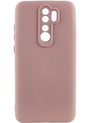Чохол silicone cover ummi lakshmi full camera (aa) для xiaomi redmi note 8 pro рожевий / pink sand
