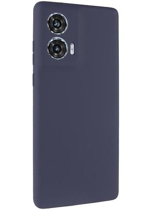 Чехол silicone cover lakshmi full camera (aa) для motorola edge 50 синий / midnight blue