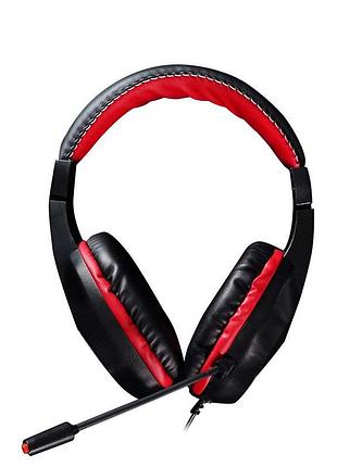 Игровые проводные наушники fantech hq54 mars ii in и out 1.8 m black-red