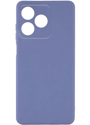 Силиконовый чехол candy full camera для realme c53 голубой / mist blue