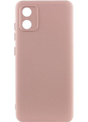 Чехол silicone cover lakshmi full camera (aa) для motorola moto e13 розовый / pink sand