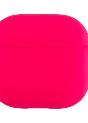 Чехол silicone case с микрофиброю для airpods 3 shiny pink