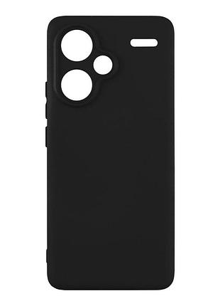 Чехол с рамкой камеры silicone cover a xiaomi redmi note 13 pro+ 5g black (33112_2955791)