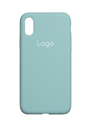 Чехол original full size для apple iphone xs sea blue