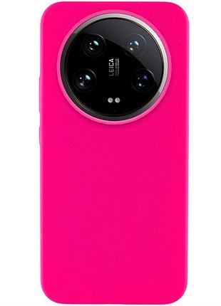 Чехол silicone cover lakshmi (aaa) для xiaomi 14 ultra розовый / barbie pink