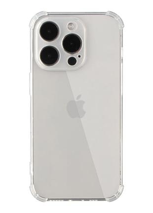 Чохол virgin armor silicone (2.0) для apple iphone 13 pro прозорий