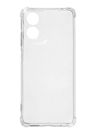Чохол virgin hard silicone для motorola e14 transparent