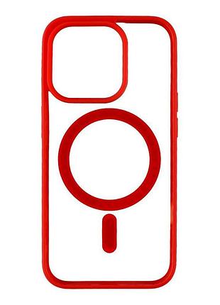 Чехол tpu colors magsafe apple iphone15 red