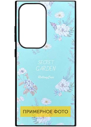 Tpu+pc чехол soft secret garden для xiaomi redmi note 14 pro 4g mint