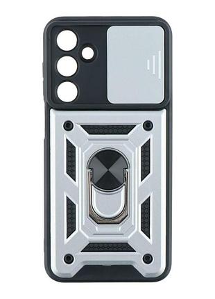 Чехол накладка с кольцом armor guard shield samsung galaxy a16 4g/a16 5g silver (36362_3607614)