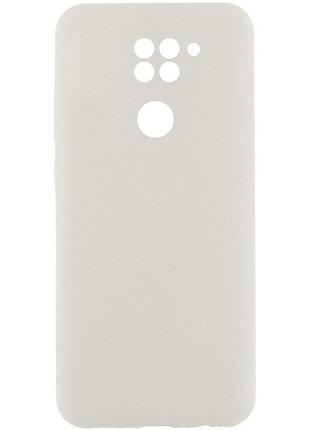 Чехол silicone cover lakshmi full camera (aaa) для xiaomi redmi note 9 / redmi 10x белый / white
