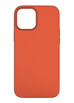 Чехол усиленной защиты magsafe silicone apple iphone 12 pro max electric orange