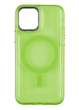 Чехол spase lollipop с magsafe iphone 12 pro max light green