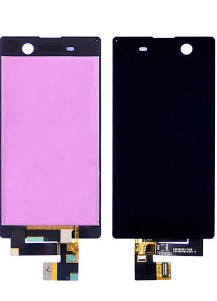 Дисплей для sony xperia m5 dual e5603/e5606/e5633 із сенсором black (dh0684-2)